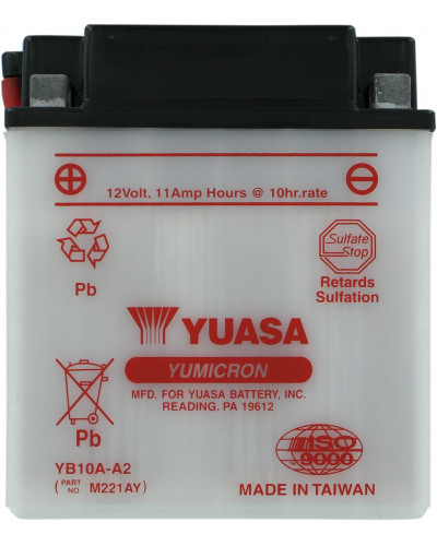 Batterie Moto YUASA BATTERY YUASA HD DRY YB10A-A2 Batterie Moto YUASA BATTERY YUASA HD DRY YB10A-A2
