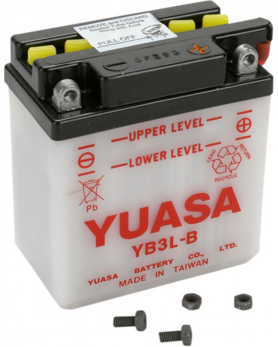 Batterie Moto YUASA BATTERY YUASA HD DRY YB3L-B Batterie Moto YUASA BATTERY YUASA HD DRY YB3L-B