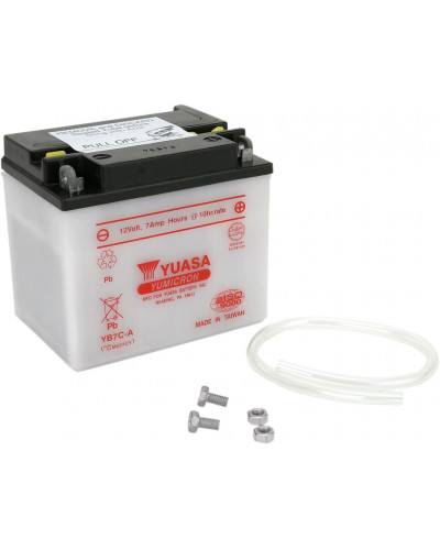Batterie Moto YUASA BATTERY YUASA HD DRY YB7C-A Batterie Moto YUASA BATTERY YUASA HD DRY YB7C-A