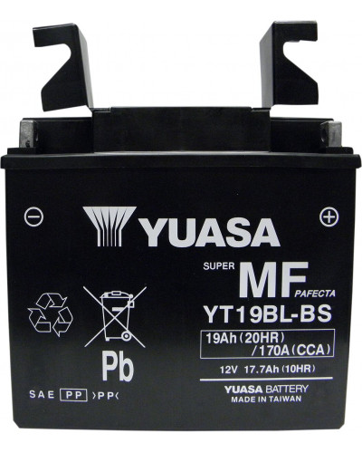 Batterie Moto YUASA BATTERY YUASA MF YT19BL-BS