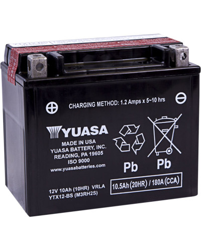 Batterie Moto YUASA BATTERY YUASA MF YTX12-BS Batterie Moto YUASA BATTERY YUASA MF YTX12-BS