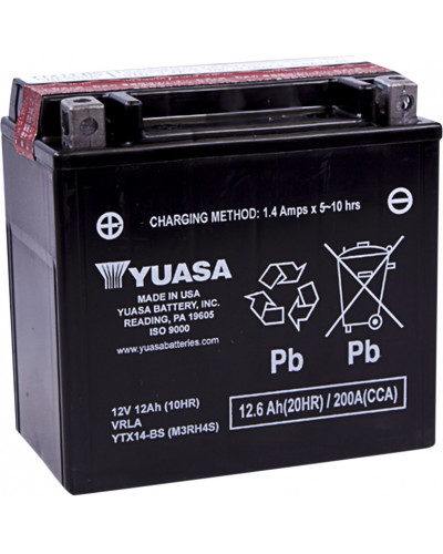 Batterie Moto YUASA BATTERY YUASA MF YTX14-BS