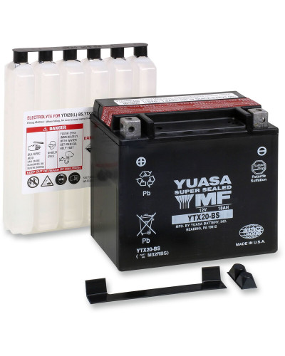 Batterie Moto YUASA BATTERY YUASA MF YTX20-BS