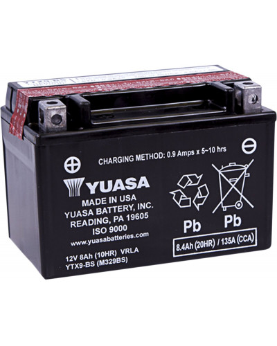 Batterie Moto YUASA BATTERY YUASA MF YTX9-BS Batterie Moto YUASA BATTERY YUASA MF YTX9-BS