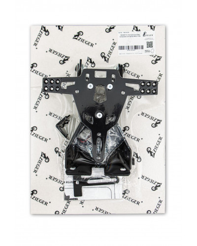 Support Plaque Immatriculation Moto ZIEGER LCS PLT HLD TYPE B RSV4 Support Plaque Immatriculation Moto ZIEGER LCS PLT HLD TYPE B RSV4