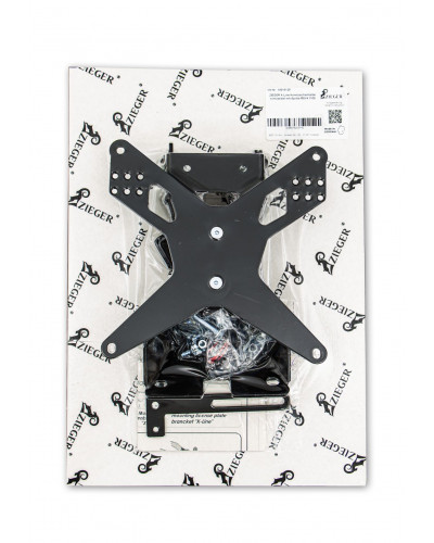 Support Plaque Immatriculation Moto ZIEGER LCS PLT HLD TYPE E RSV4 Support Plaque Immatriculation Moto ZIEGER LCS PLT HLD TYPE E RSV4