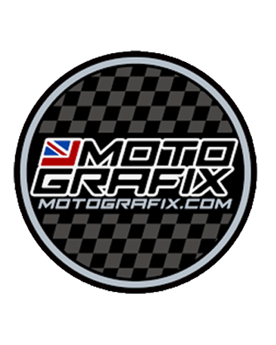 MOTOGRAFIX Kit déco avant MOTOGRAFIX blanc Triumph Daytona 