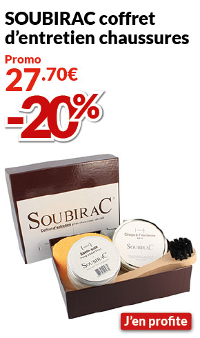 coffret entretien SOUBIRAC cuir promo bottes